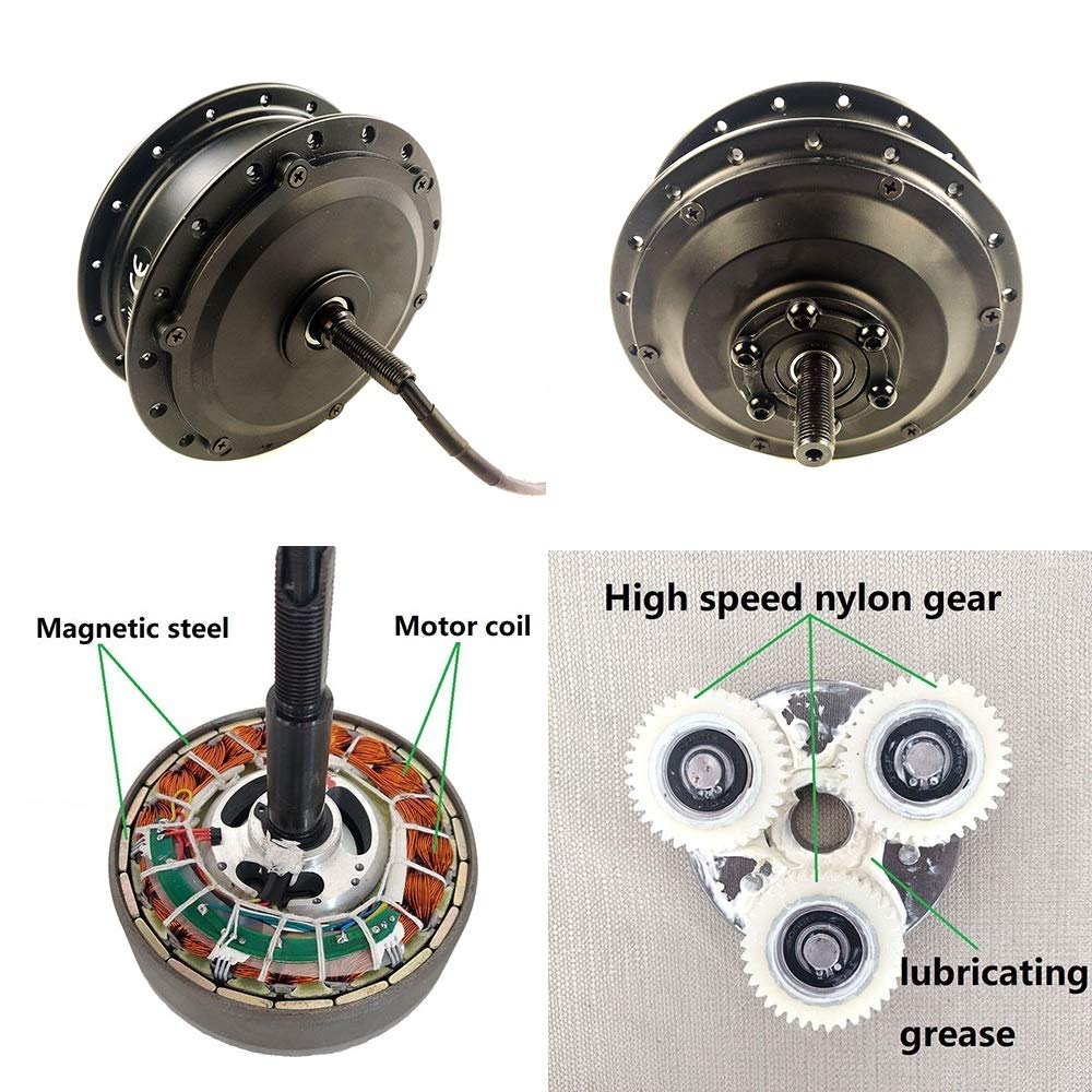 Amazon | RICETOO 36V / 48V 250W 16インチ/ 20インチ/ 24インチ/ 24